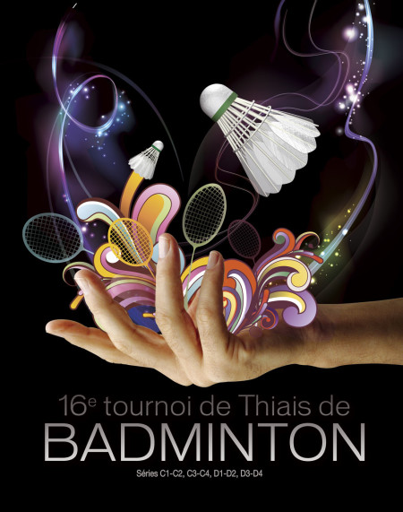 ATB affiche badminton